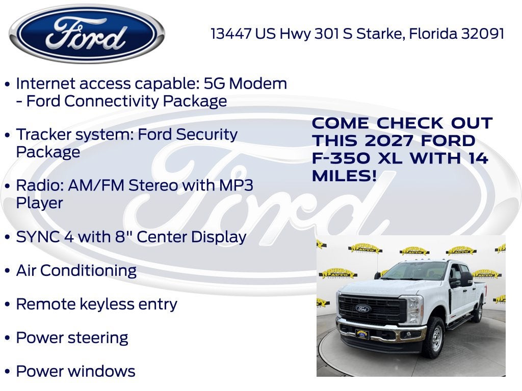 2027 Ford F-350SD XL 610A