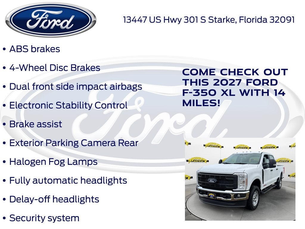 2027 Ford F-350SD XL 610A