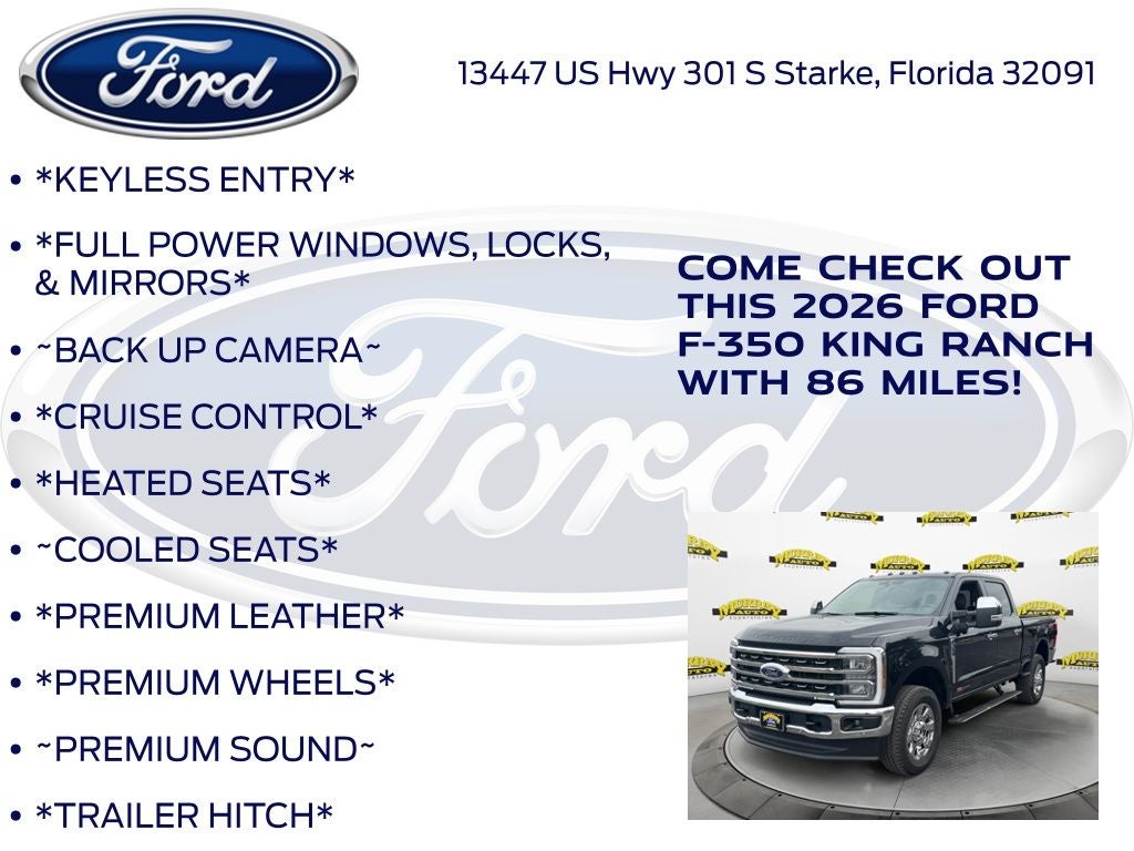 2026 Ford F-350SD King Ranch 710A