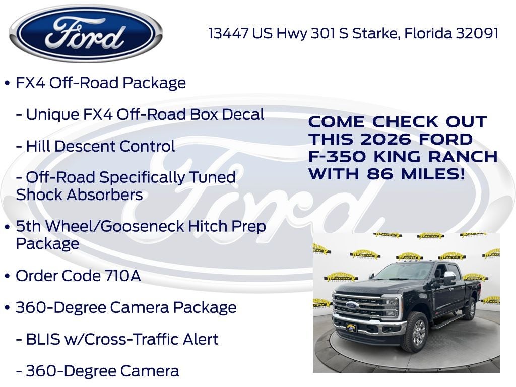 2026 Ford F-350SD King Ranch 710A