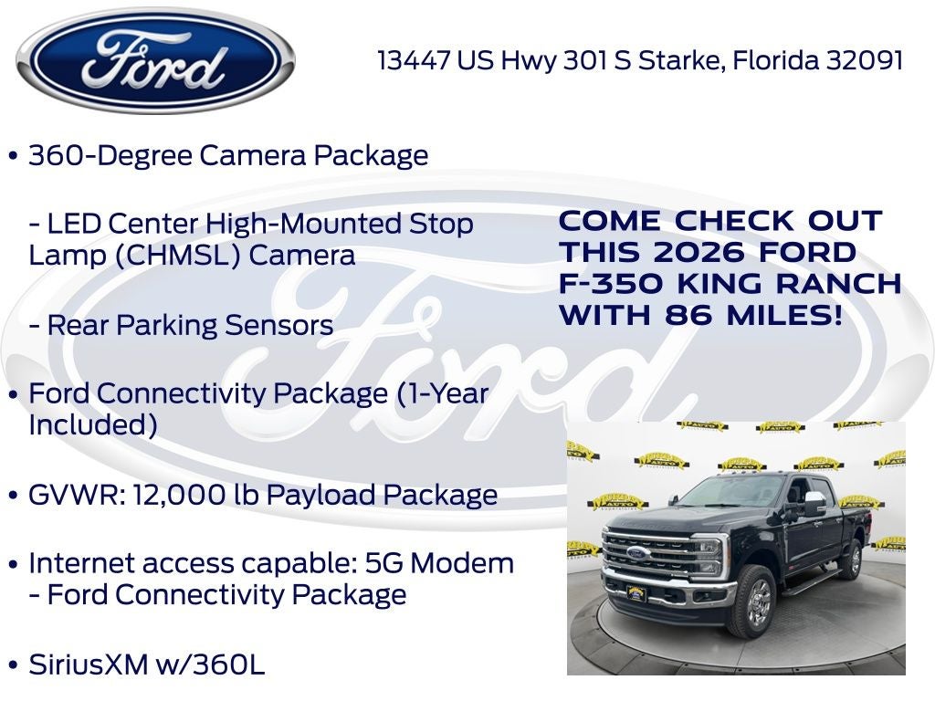2026 Ford F-350SD King Ranch 710A