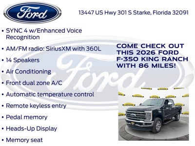 2026 Ford F-350SD King Ranch 710A