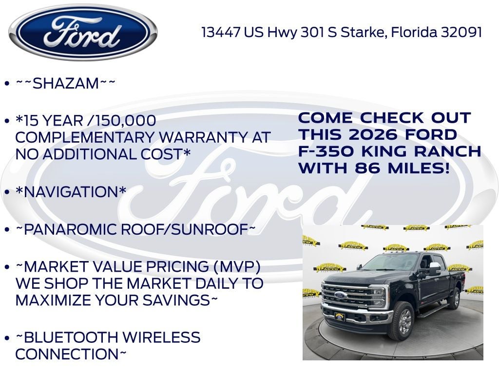 2026 Ford F-350SD King Ranch 710A