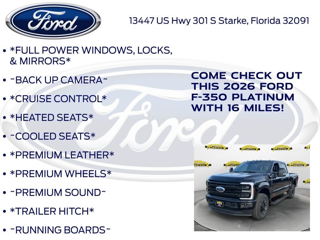 2026 Ford F-350SD Platinum 713A