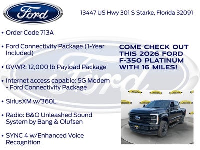 2026 Ford F-350SD Platinum 713A