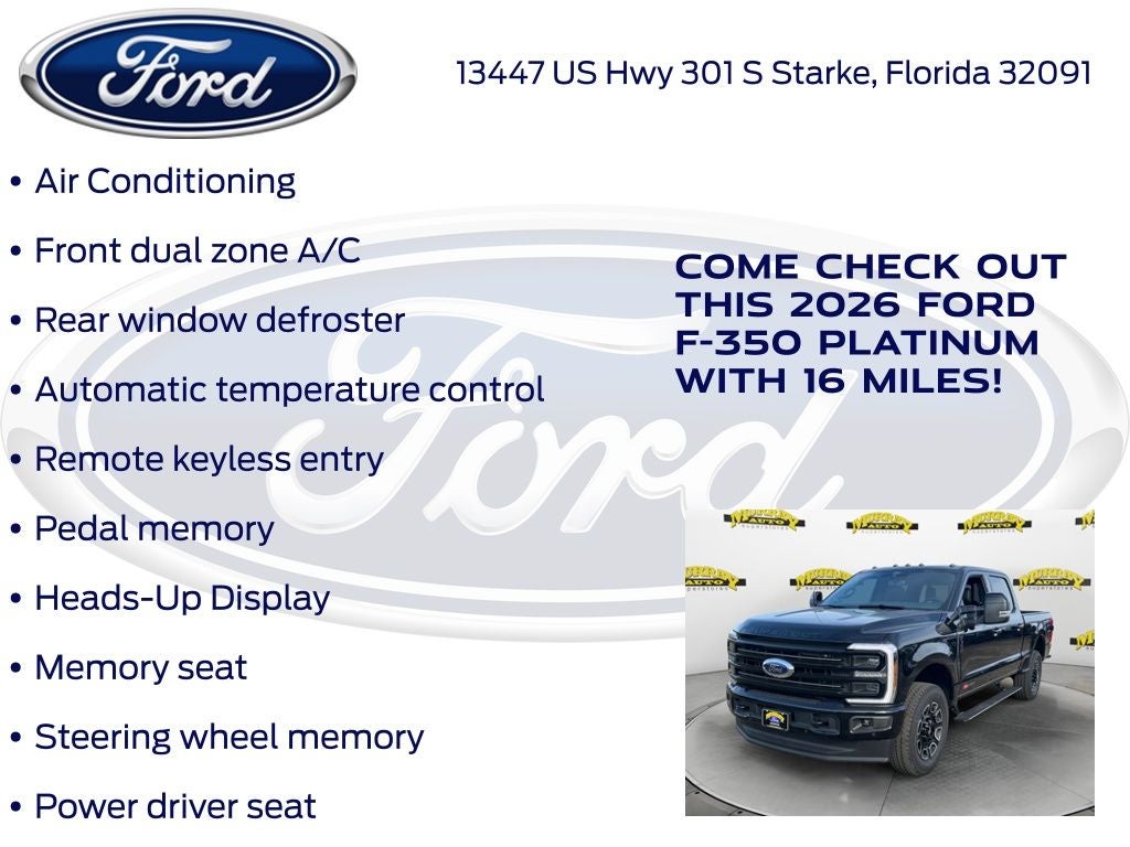 2026 Ford F-350SD Platinum 713A