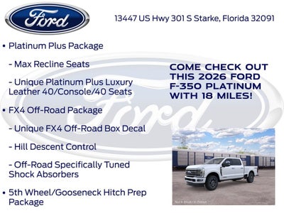 2026 Ford F-350SD Platinum 713A