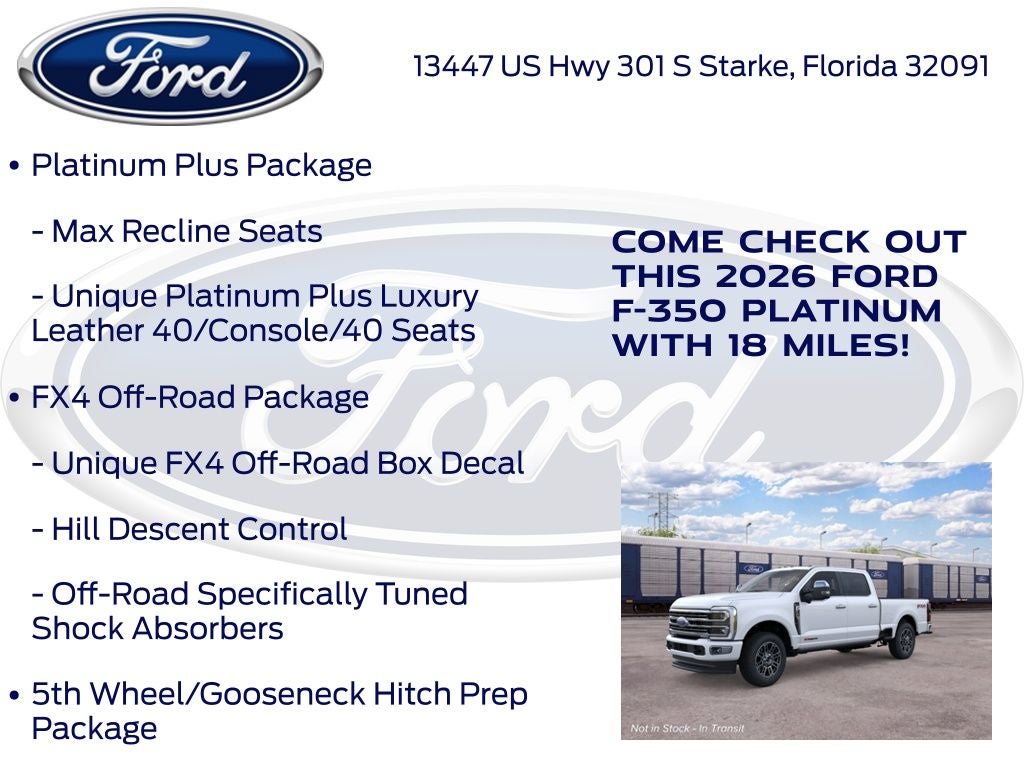 2026 Ford F-350SD Platinum 713A