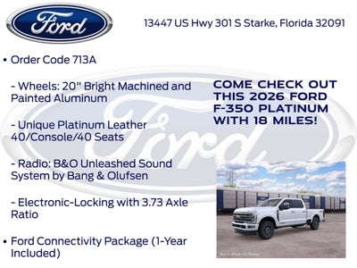 2026 Ford F-350SD Platinum 713A