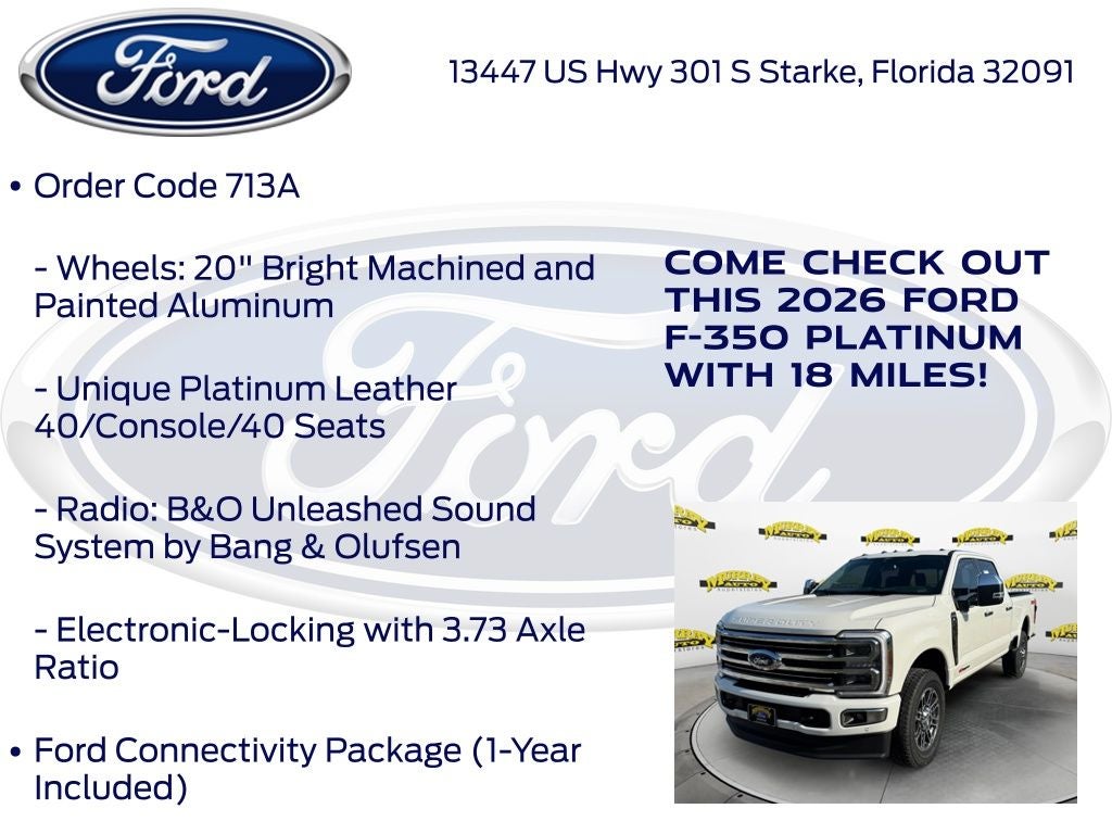2026 Ford F-350SD Platinum 713A