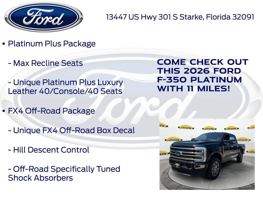 2026 Ford F-350SD Platinum 713A