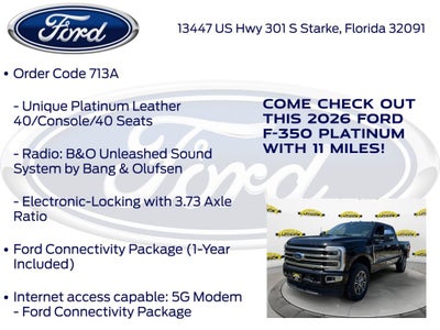 2026 Ford F-350SD Platinum 713A