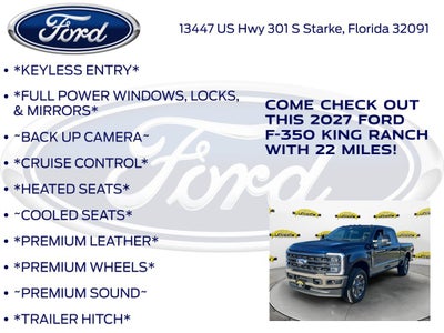 2027 Ford F-350SD King Ranch 710A