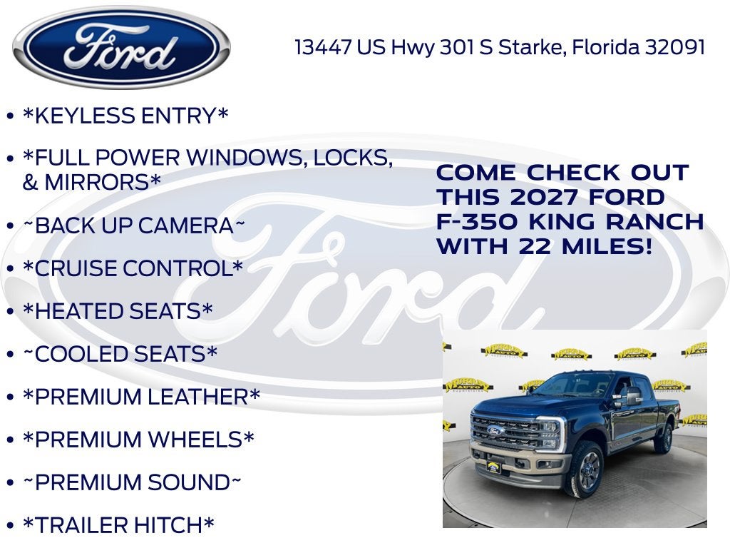 2027 Ford F-350SD King Ranch 710A