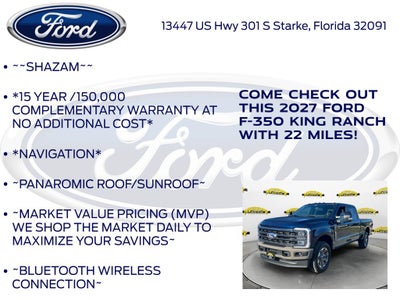 2027 Ford F-350SD King Ranch 710A