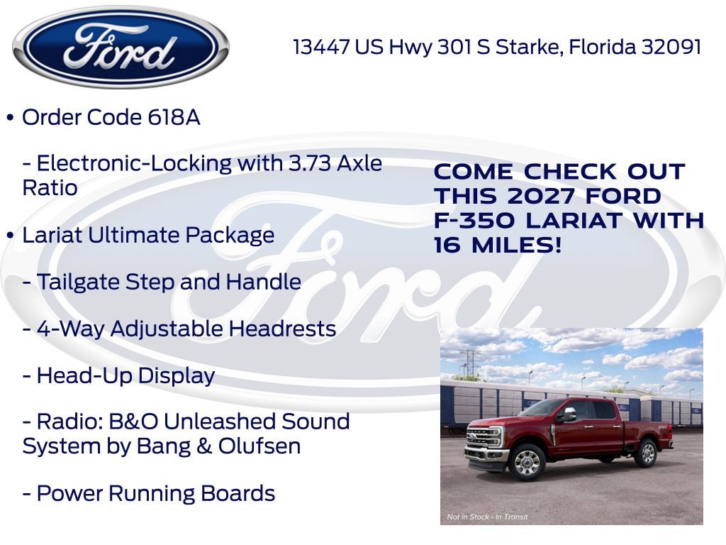 2027 Ford F-350SD Lariat 618A