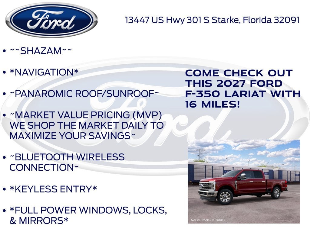 2027 Ford F-350SD Lariat 618A