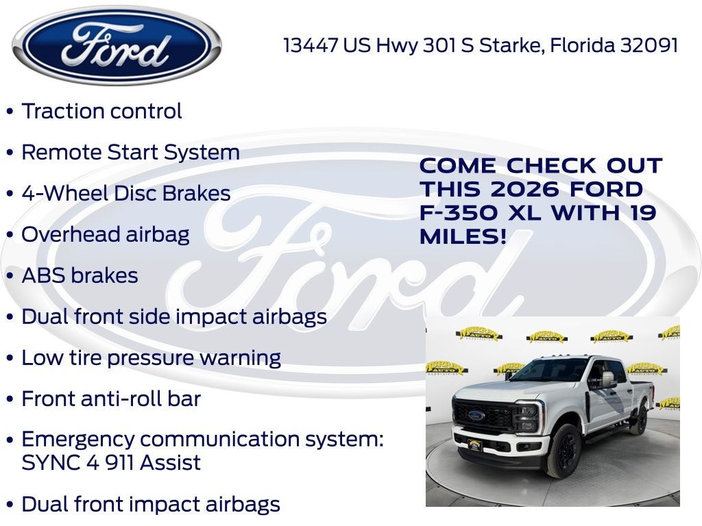 2026 Ford F-350SD XL 610A