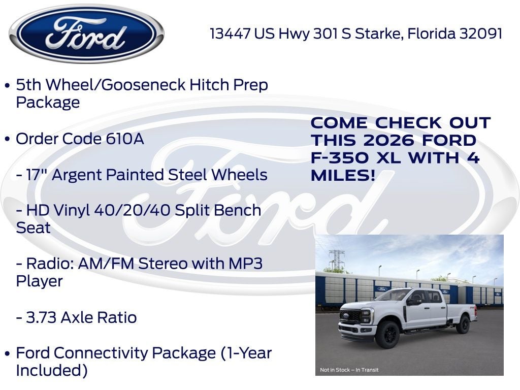 2026 Ford F-350SD XL 610A