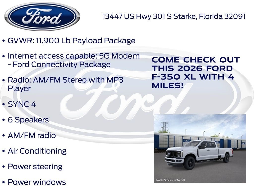 2026 Ford F-350SD XL 610A