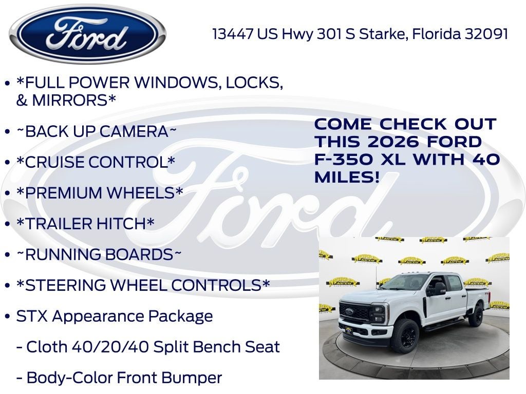 2026 Ford F-350SD XL 610A