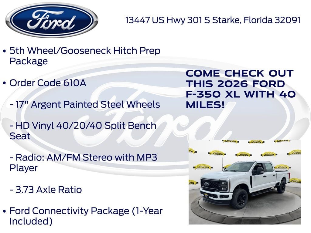 2026 Ford F-350SD XL 610A