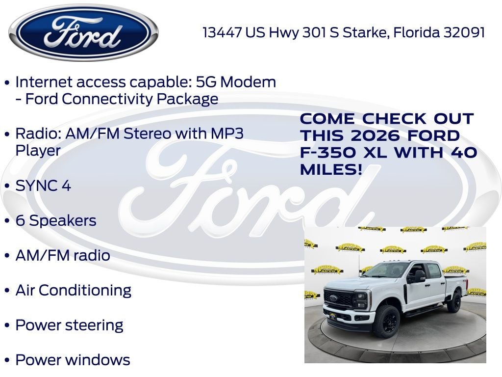 2026 Ford F-350SD XL 610A