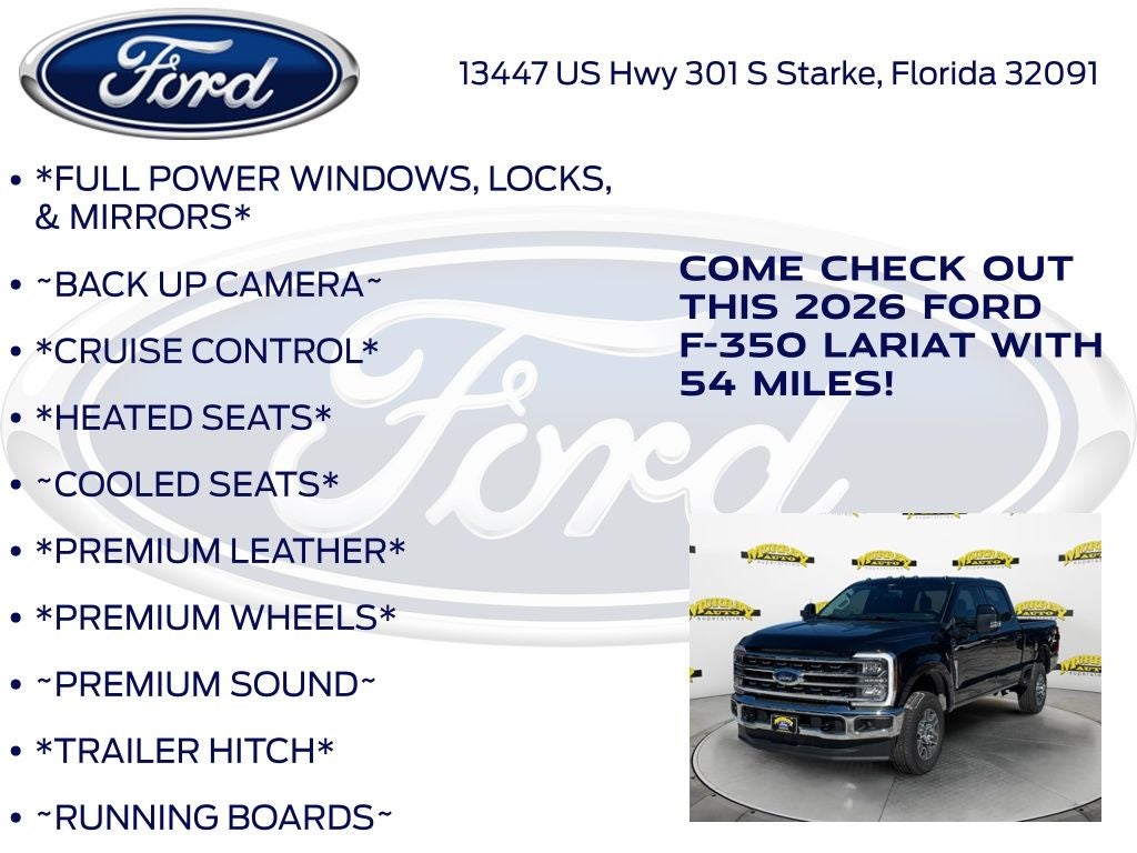 2026 Ford F-350SD Lariat 618A