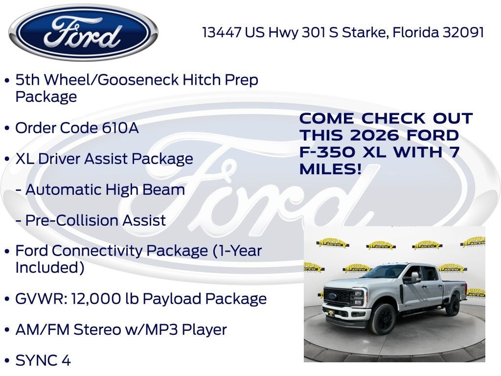 2026 Ford F-350SD XL 610A