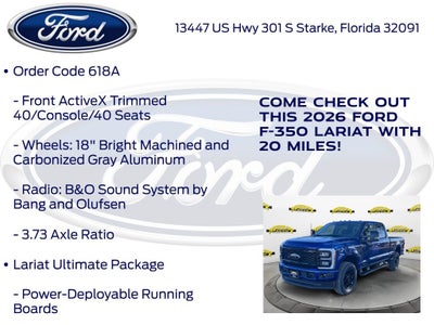 2026 Ford F-350SD Lariat 618A
