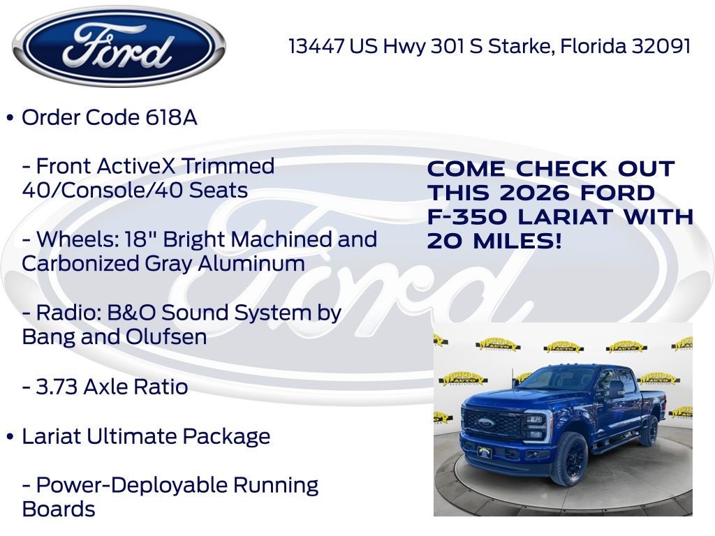 2026 Ford F-350SD Lariat 618A