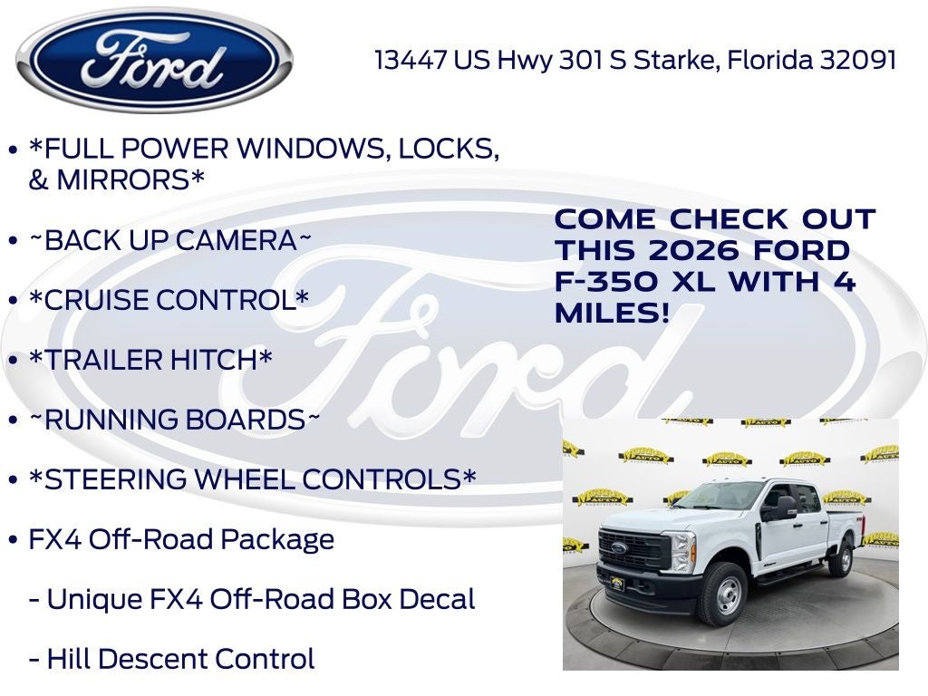 2026 Ford F-350SD XL 610A