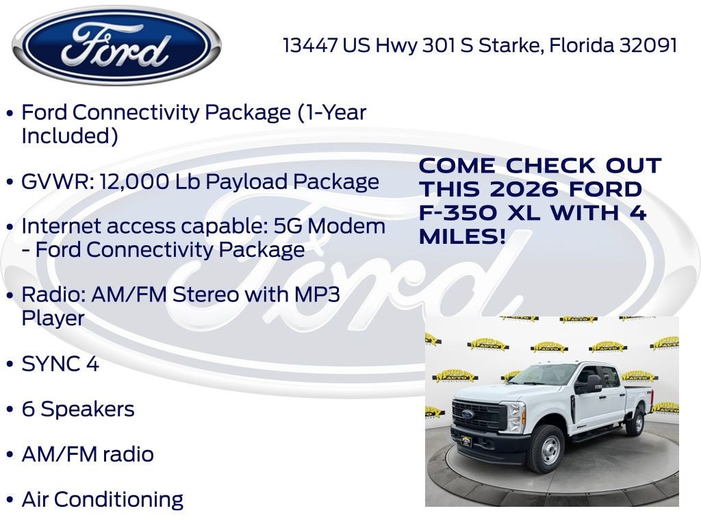 2026 Ford F-350SD XL 610A