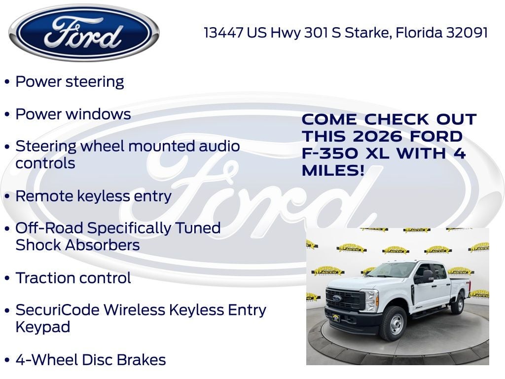 2026 Ford F-350SD XL 610A