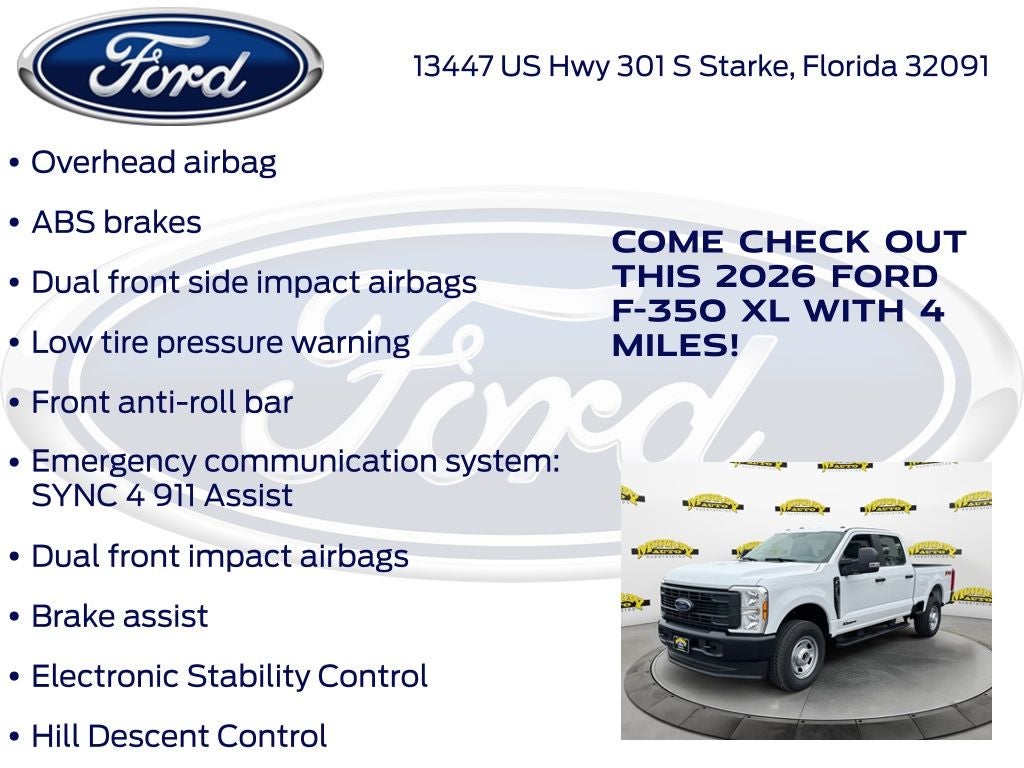 2026 Ford F-350SD XL 610A