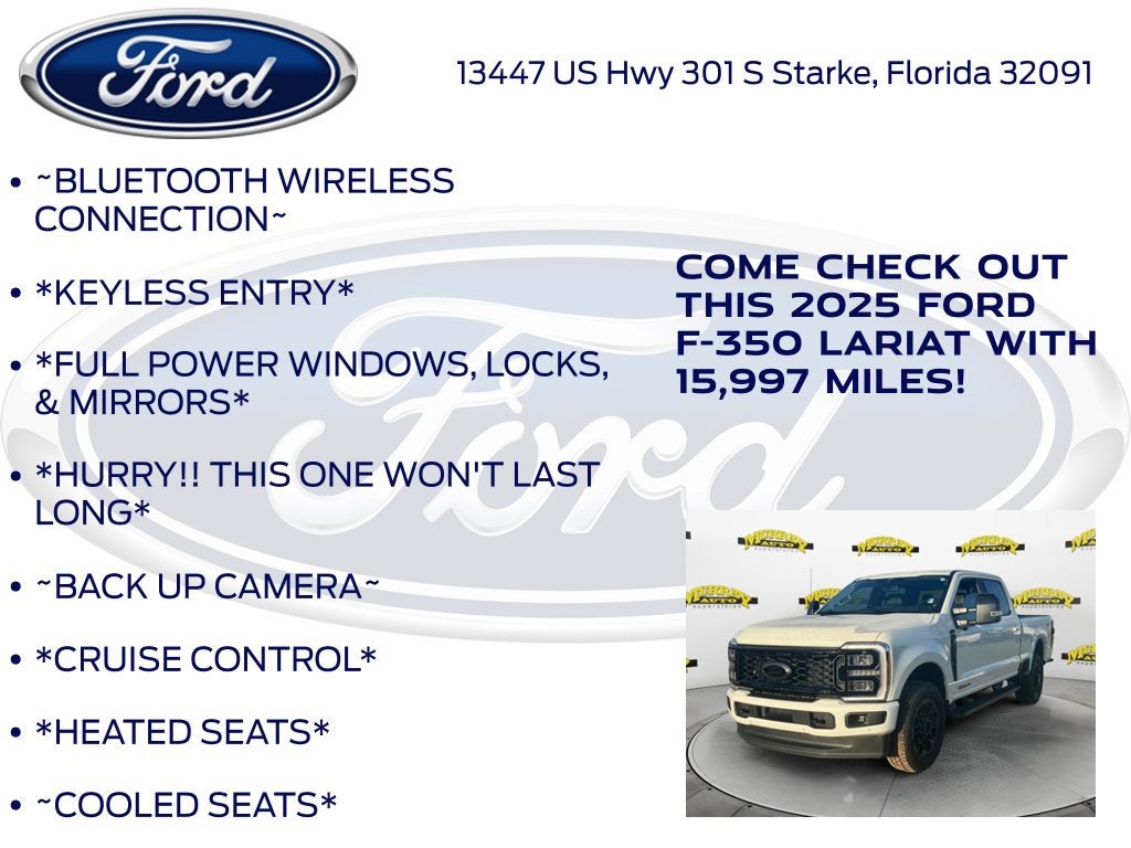 2025 Ford F-350SD Lariat