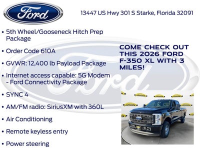2026 Ford F-350SD XL 610A