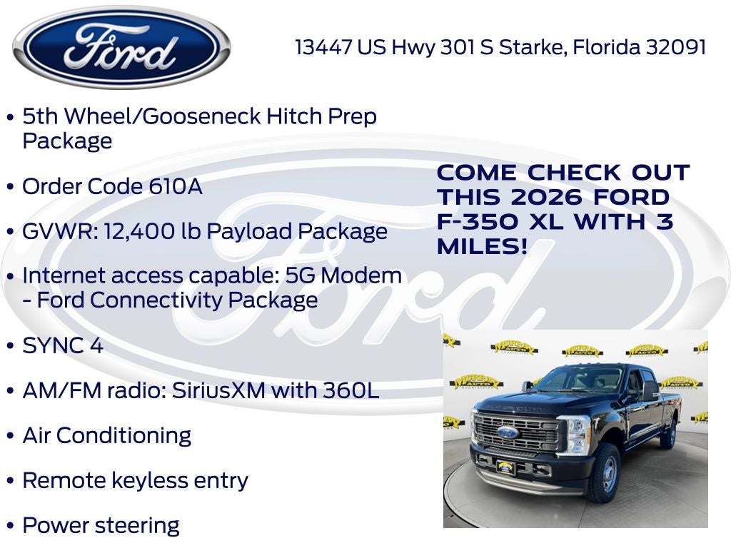 2026 Ford F-350SD XL 610A