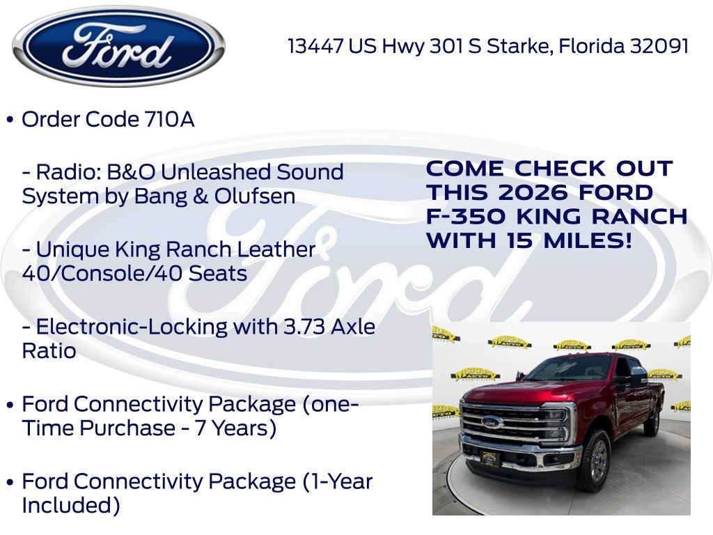 2026 Ford F-350SD King Ranch 710A