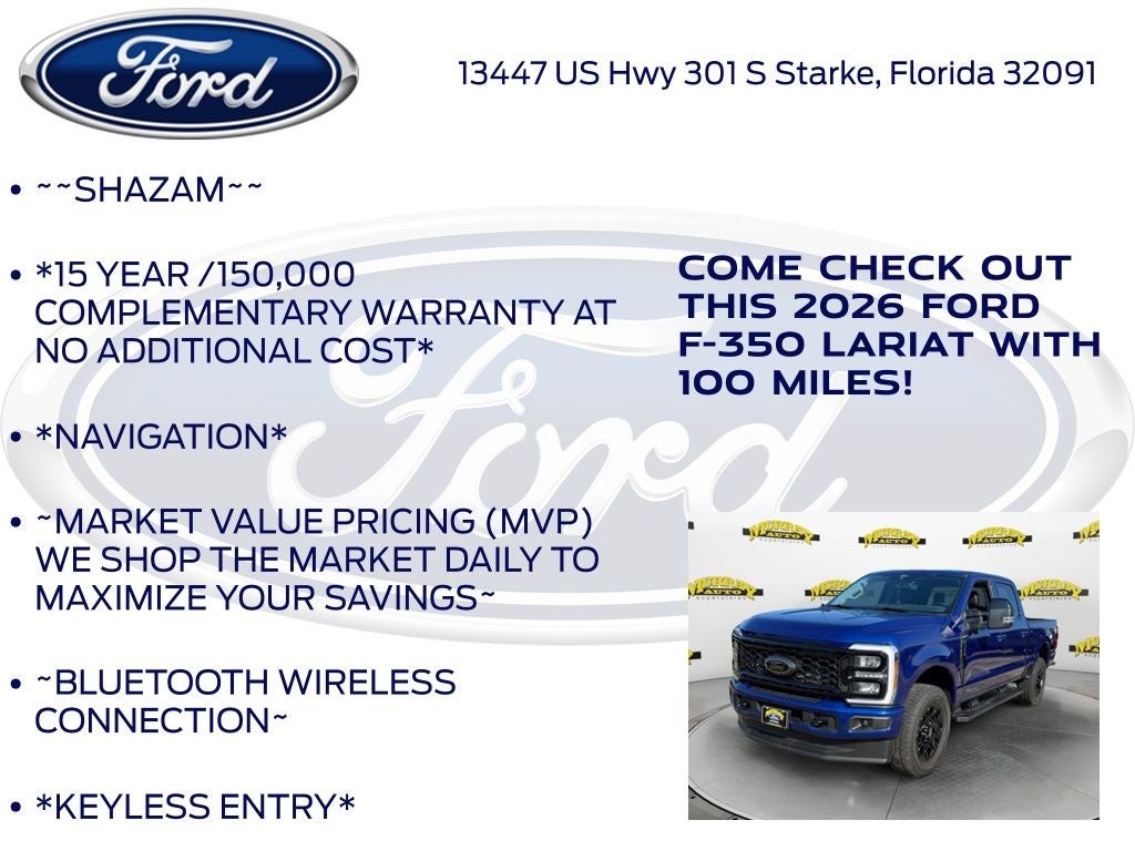 2026 Ford F-350SD Lariat 618A