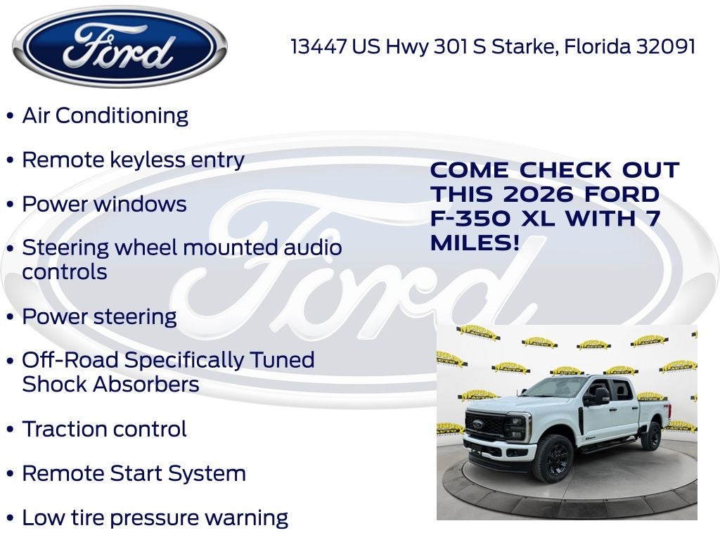 2026 Ford F-350SD XL 610A