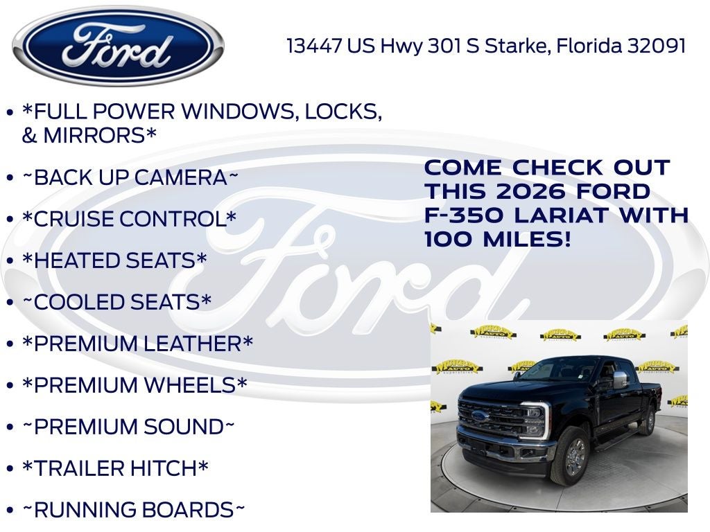 2026 Ford F-350SD Lariat 618A