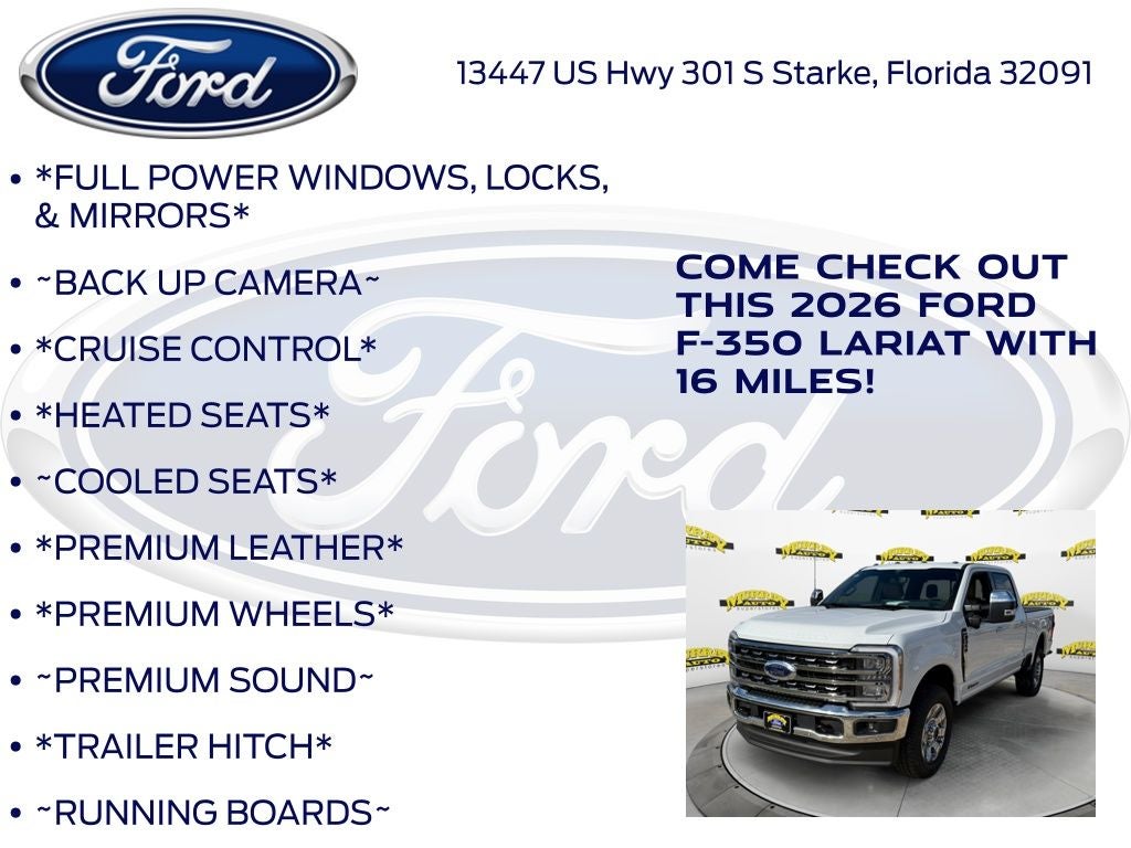 2026 Ford F-350SD Lariat 618A