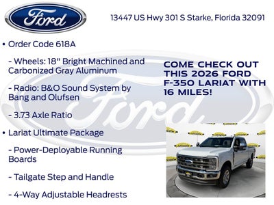 2026 Ford F-350SD Lariat 618A