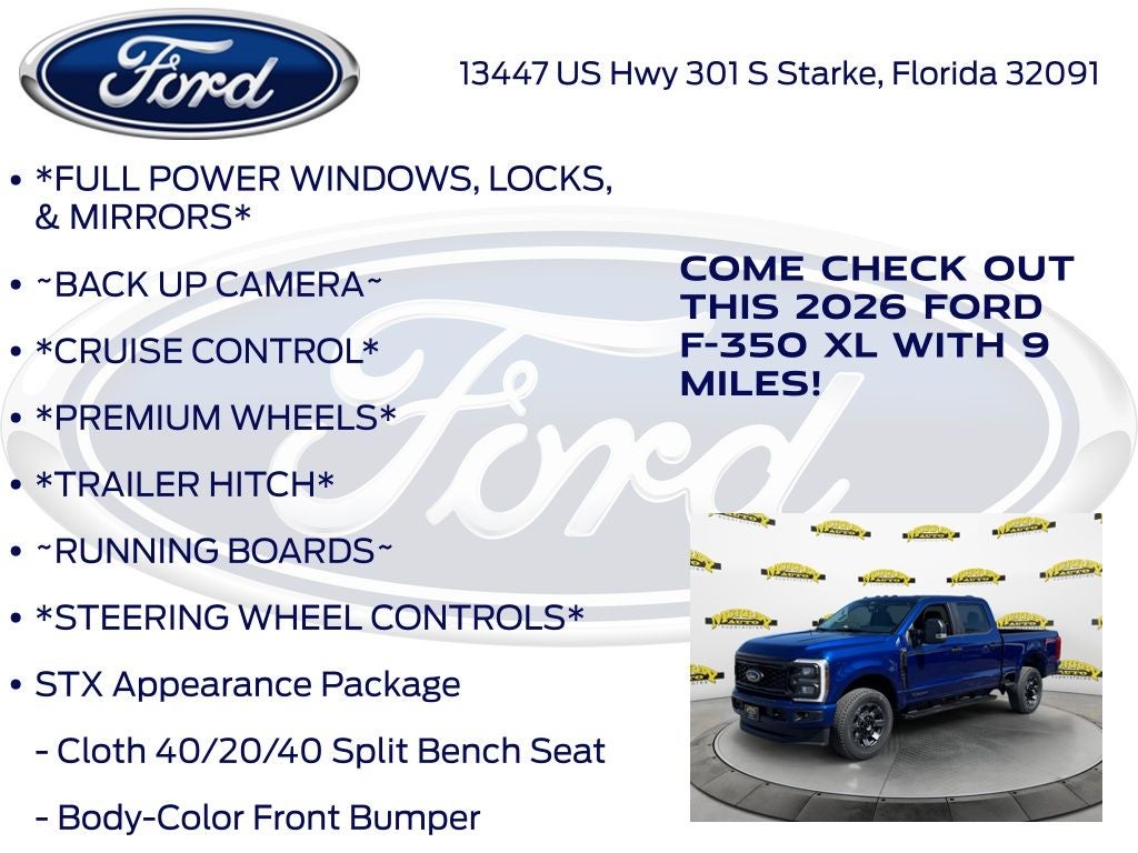 2026 Ford F-350SD XL 610A