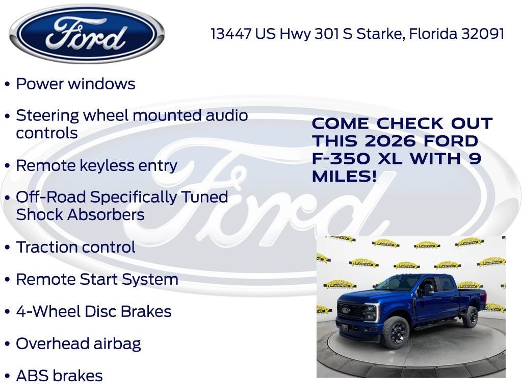 2026 Ford F-350SD XL 610A