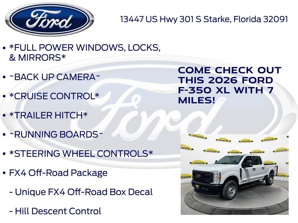 2026 Ford F-350SD XL 610A