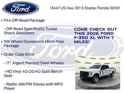2026 Ford F-350SD XL 610A