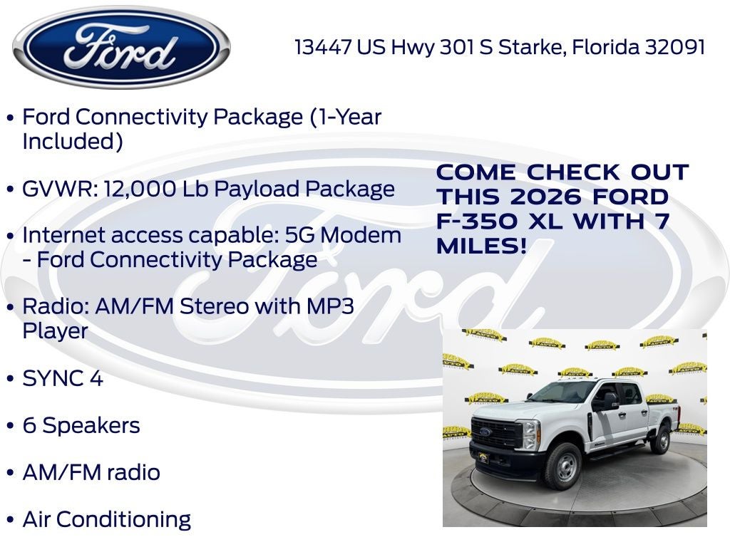 2026 Ford F-350SD XL 610A