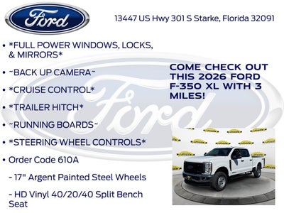 2026 Ford F-350SD XL 610A